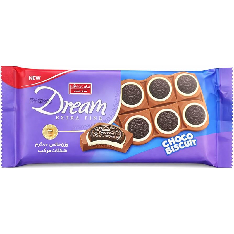 DREAM CHOCO BISCUITS 80GM