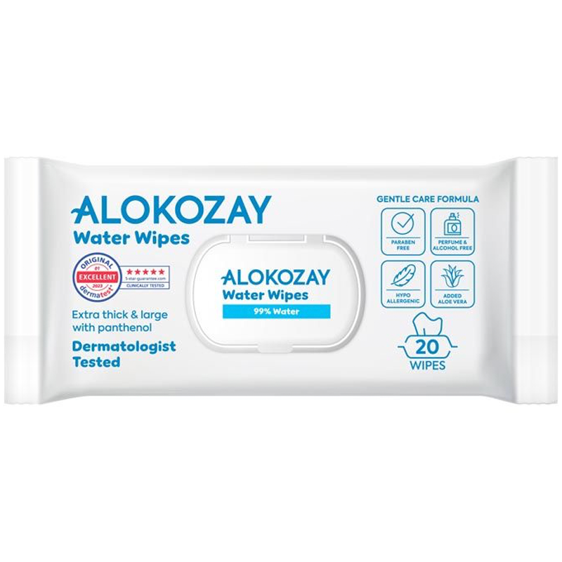 ALOKOZAY BABY WATER WIPES 20SHTS