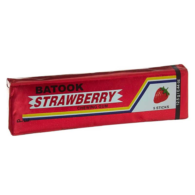 BATOOK CHEWING GUM STRAWBERRY 5S