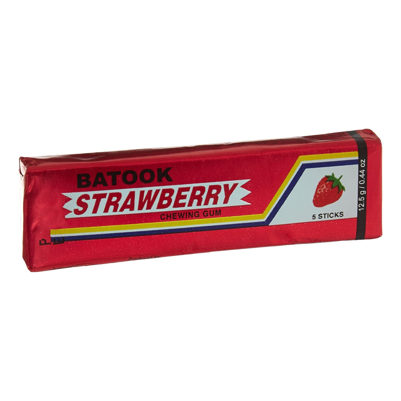 BATOOK CHEWING GUM STRAWBERRY 5S