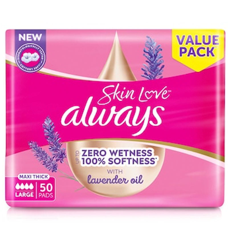 ALWAYS SKINLOVE MAXI THIK LARGE  50PADS