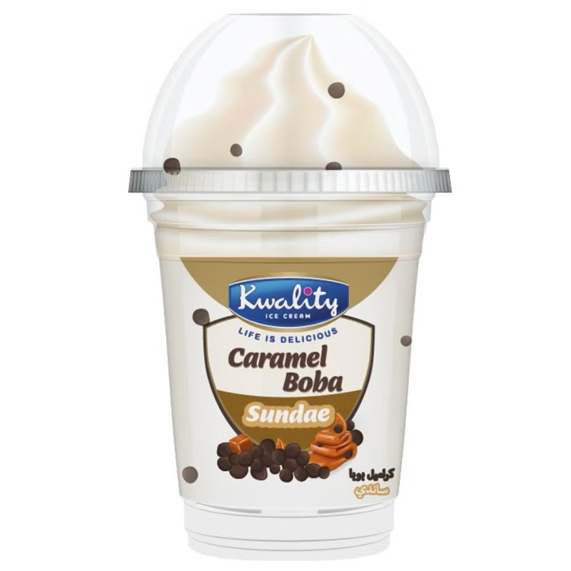 KWALITY CARAMEL BOBA 180ML