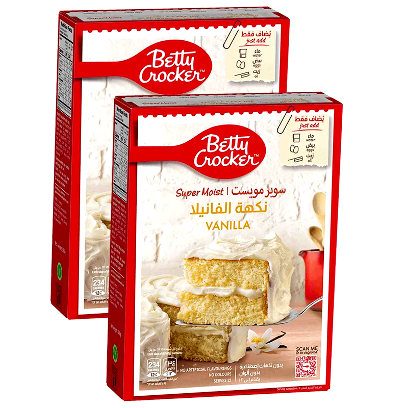 BETTY CROCKER MAG4 VANILLA 2X510G SP
