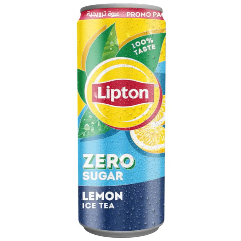 LIPTON ZERO SUGAR LEMON ICE TEA 290ML