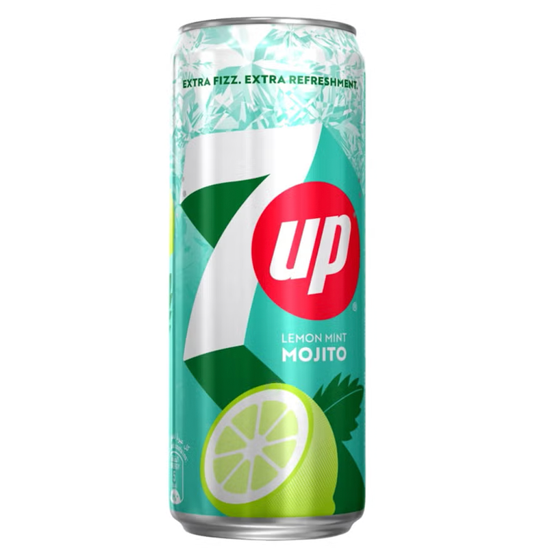 7UP LEMON MINT MOJITO 298ML