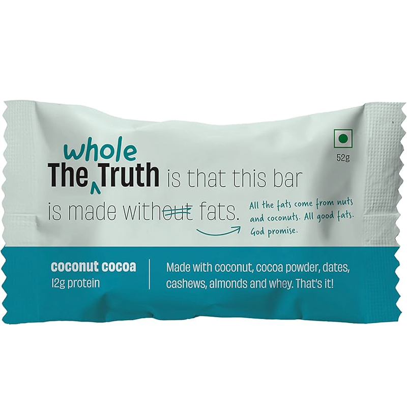 THE WHOLE TRUTH PROTEIN BAR COCOA COCONUT 52GM