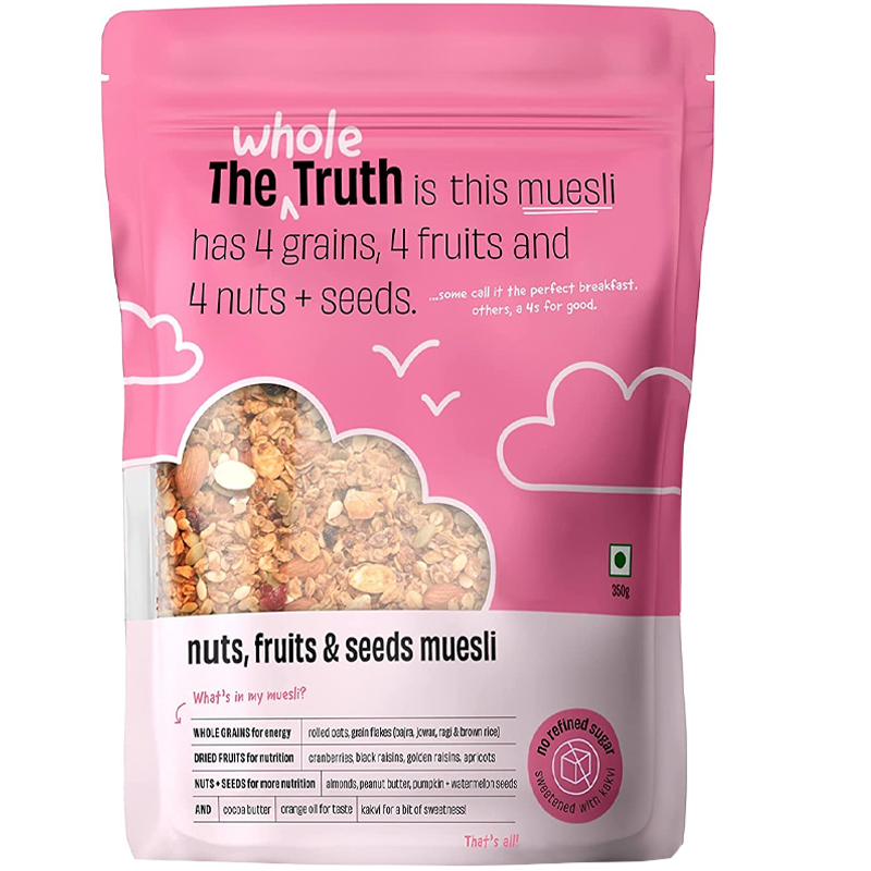 THE WHOLE TRUTH MUESLI NUTS FRUIT &amp; SEEDS 750GM