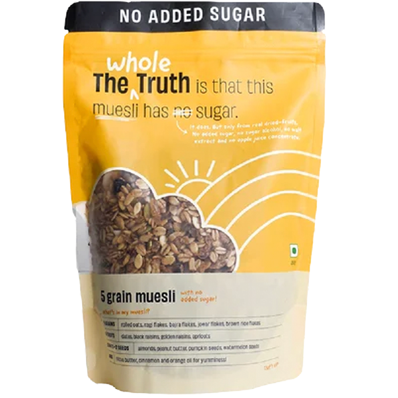 THE WHOLE TRUTH MUESLI NO ADDED SUGAR 350GM