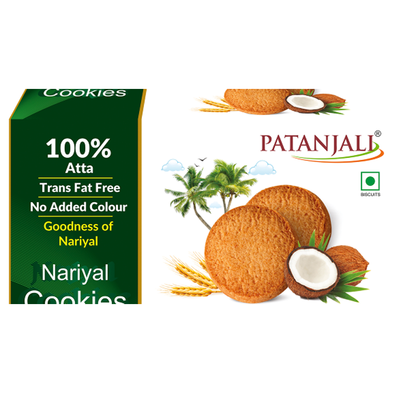 PATANJALI NARIYAL COOKIES 200GM