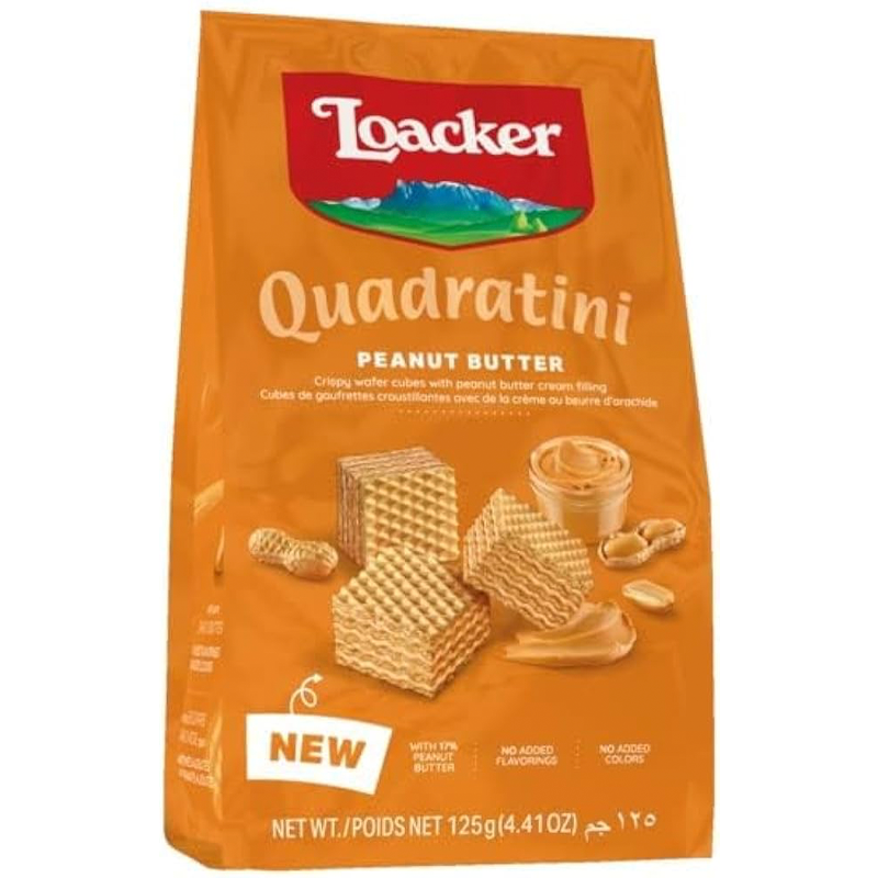 LOACKER PEANUT BUTTER BAG 125GM