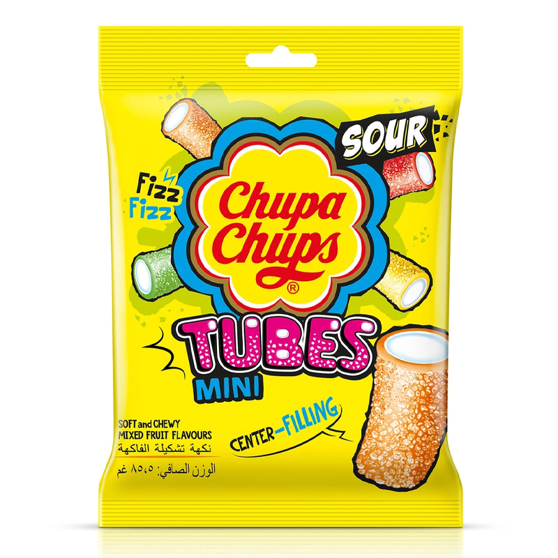 CHUPA CHUPS SOUR TUBES 24GM
