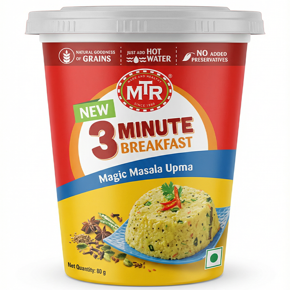 MTR 3MIN MAGIC MASALA UPMA 80GM