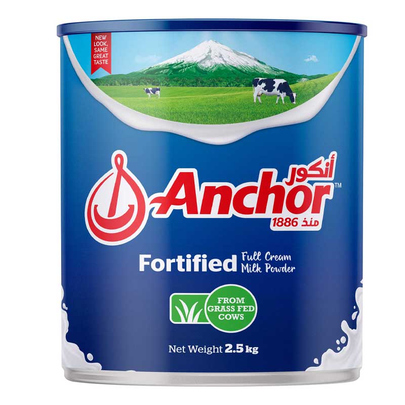ANCHOR MILK POWDER 2.5KG TIN