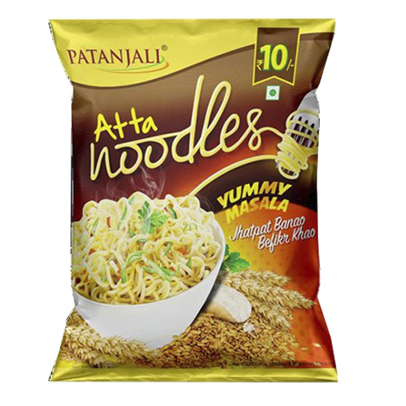 PATANJALI ATTA NOODLES YUMMY MASALA 60GM