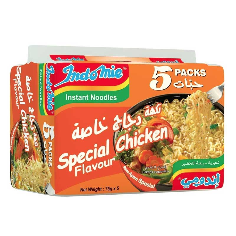 INDOMIE NOODLES SPECIAL CHICKEN 5x75GM