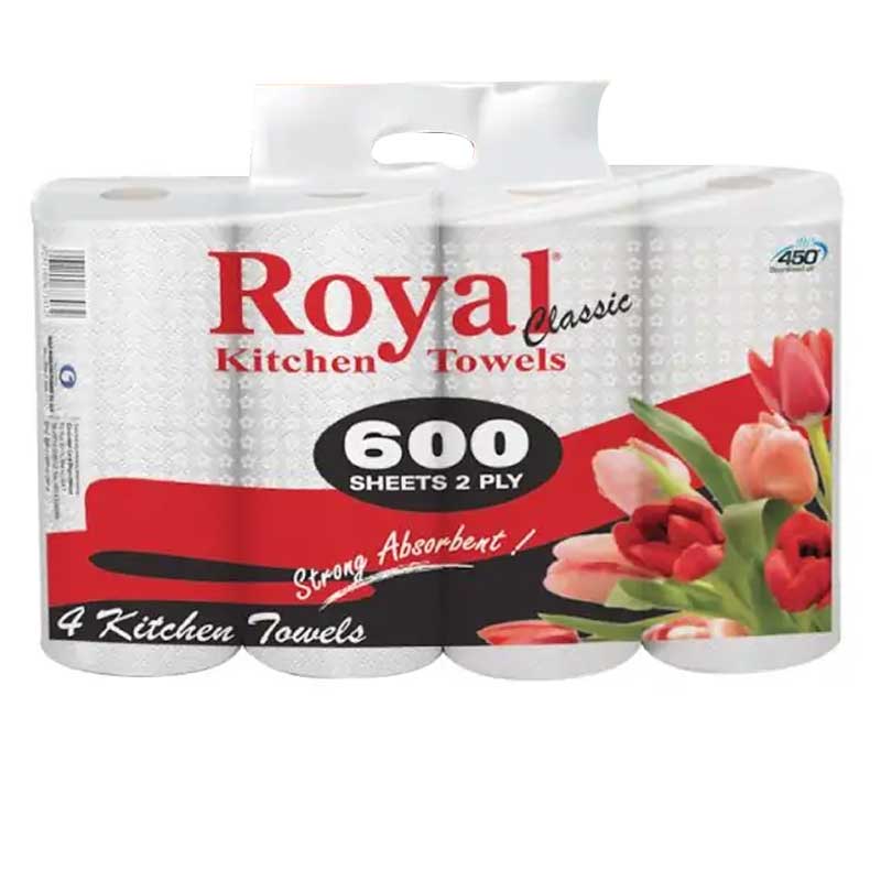 ROYAL KITCHEN TOWELS 600 SHEETS