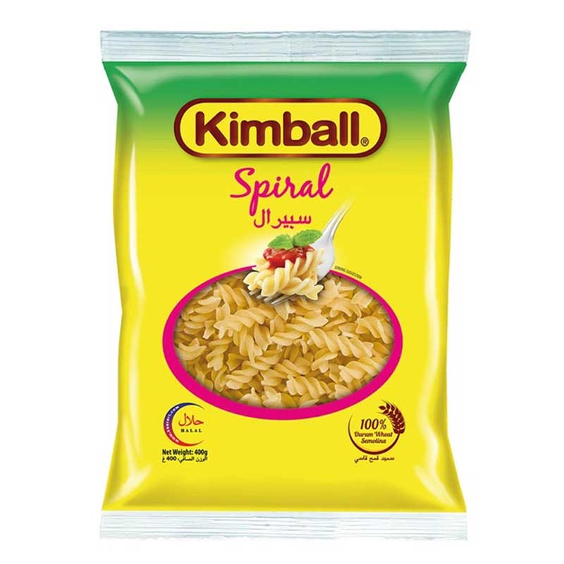 KIMBALL SPIRAL PASTA 400GM