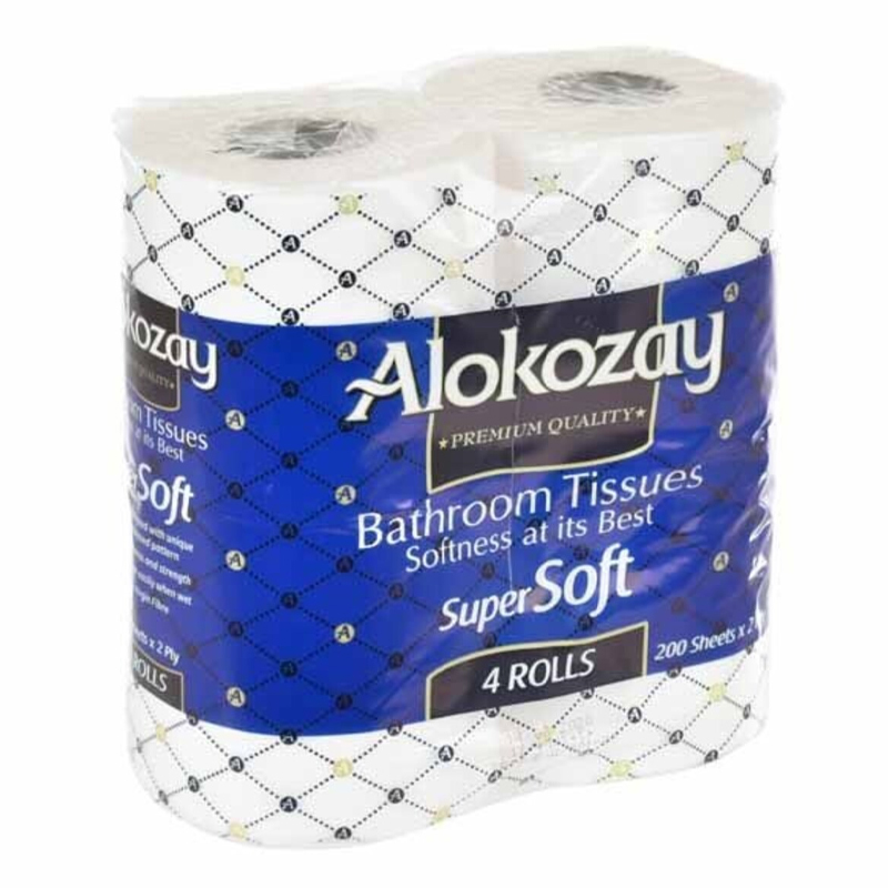 ALOKOZAY BATHROOM TISSUE 4RLSX2PLYX200S