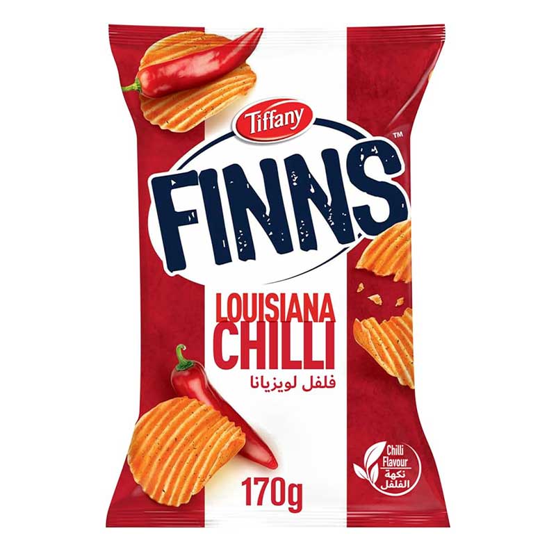 TIFFANY FINNS CHILLI CHIPS 170GM