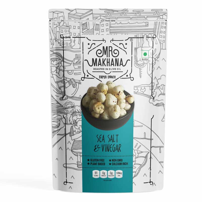 MR MAKHANA SEA SALT &amp; VINEGAR 75GM