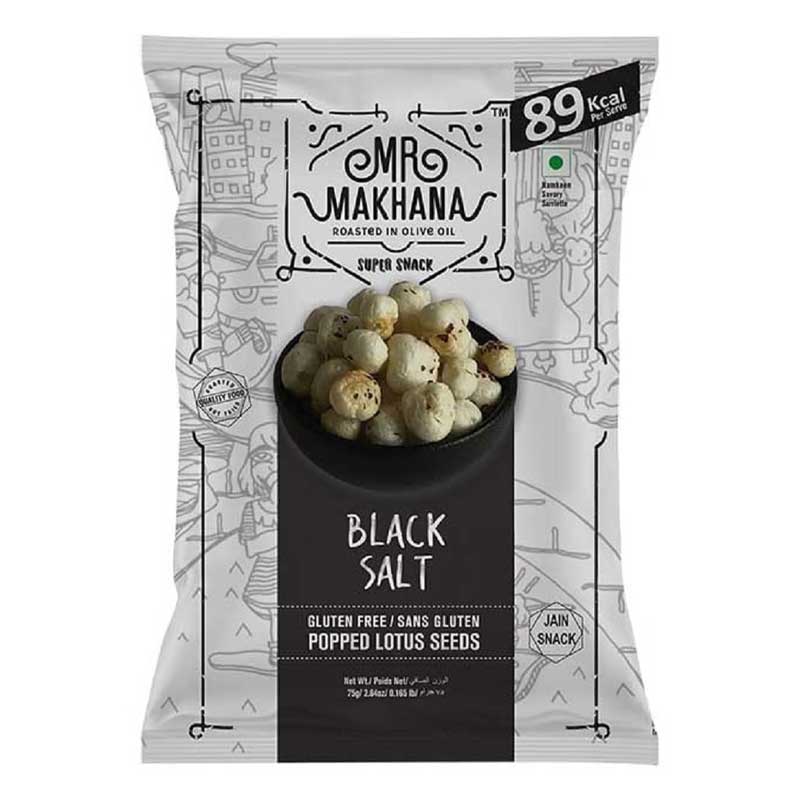 MR MAKHANA BLACK SEA SALT 75GM