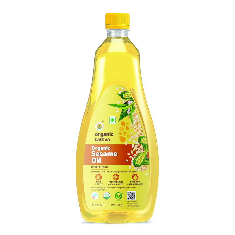 ORGANIC TATTVA SESAME OIL 1LTR
