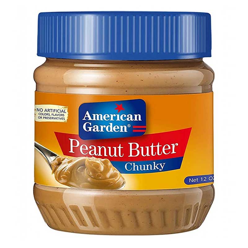 AMERICAN GARDEN PEANUT BUTTER CHUNKY 12OZ