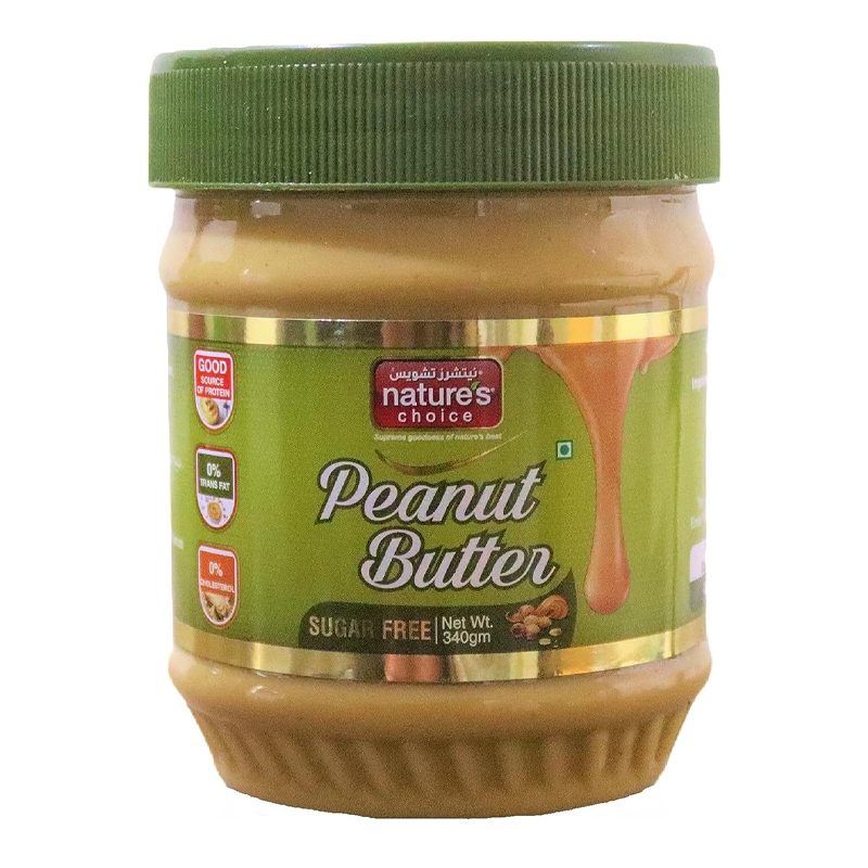 NATURES CHOICE PEANUT BUTTER SUGARFREE 340G