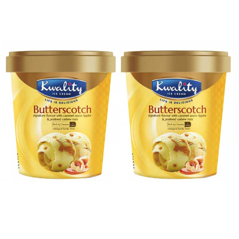 KWALITY BUTTERSCOTH 2X1LTR