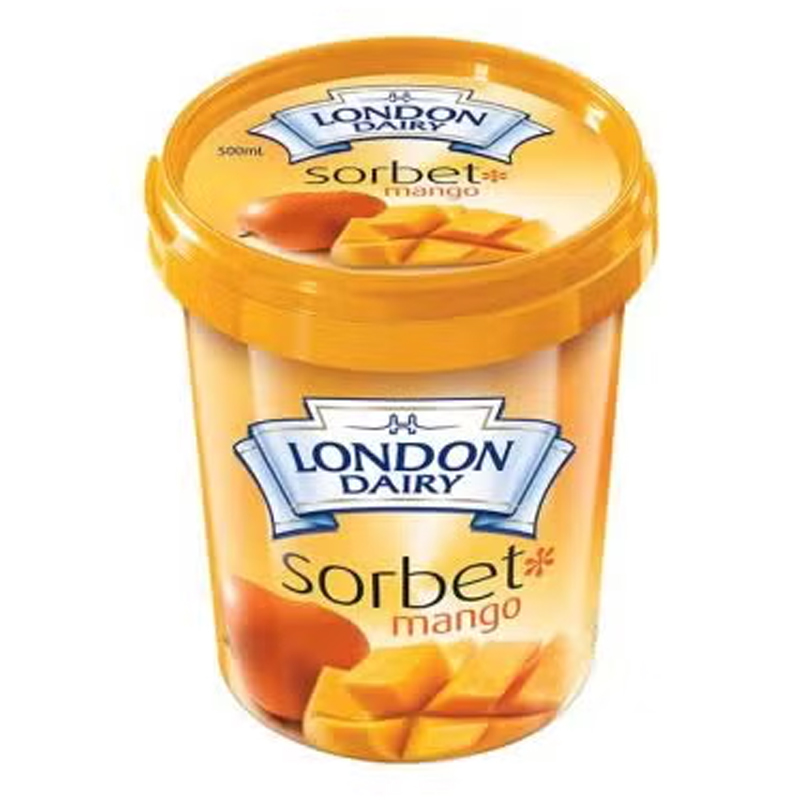 LONDON DAIRY SORBET MANGO 500ML