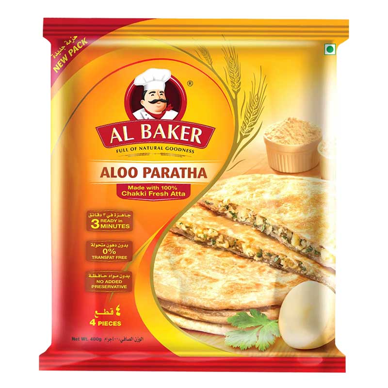 AL BAKER PARATHA  POTATOES  400GM