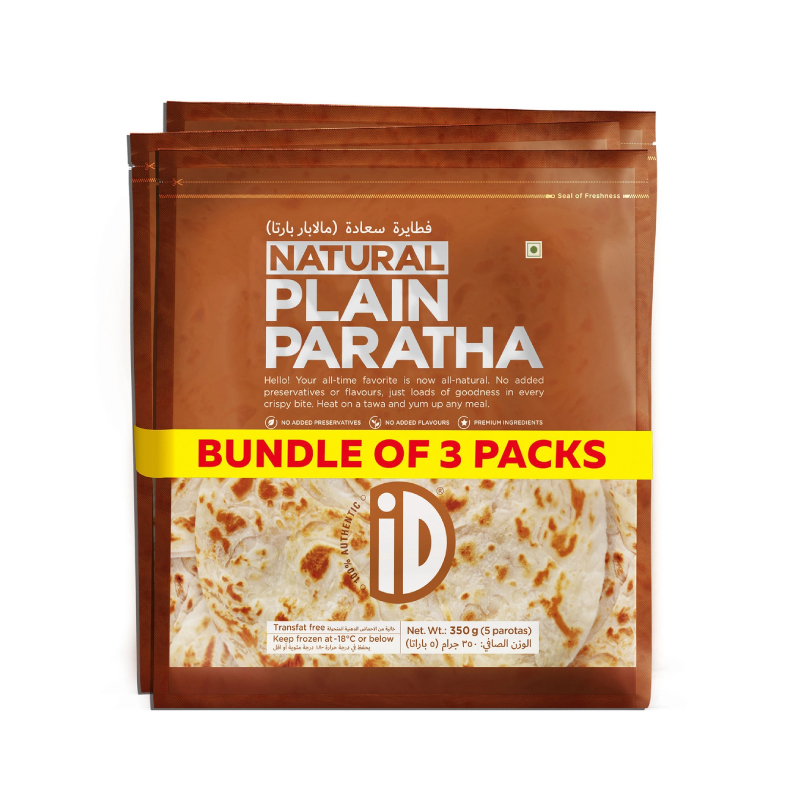 ID FROZEN PLAIN PARATHA 3X350GM