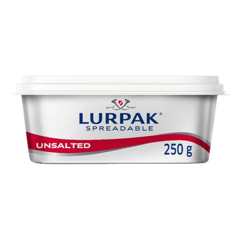 LURPAK SPREADABLE UNSALTED 250G