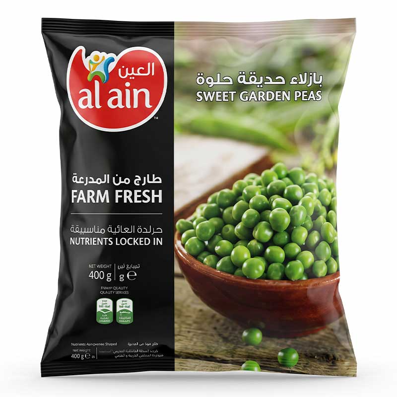 AL AIN GREEN PEAS 400GM