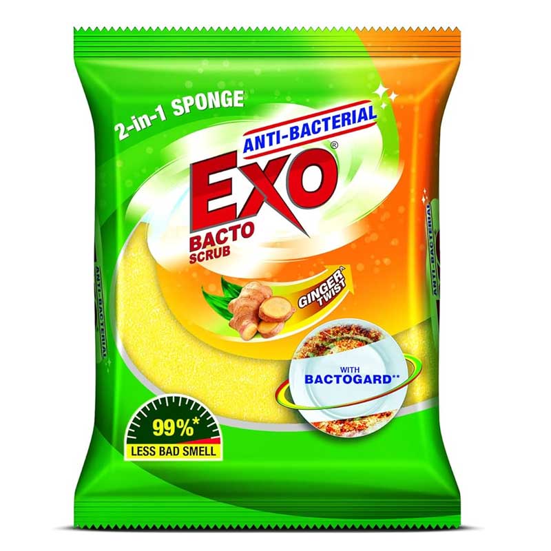 EXO 2IN 1 SCRUB WITH SPONGE
