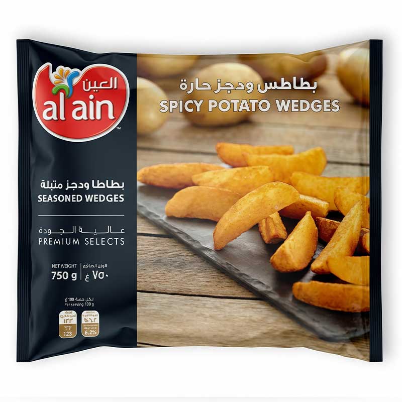 AL AIN WEDGES SPICY 750GM