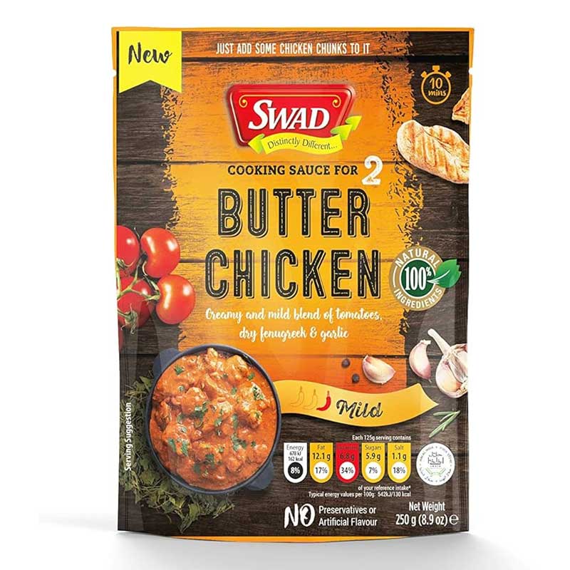 SWAD BUTTER CHICKEN SAUCE 250GM