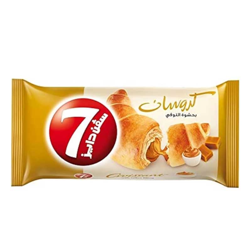 LUSINE 7D CROISSANT MIDI TOFFEE 55GM