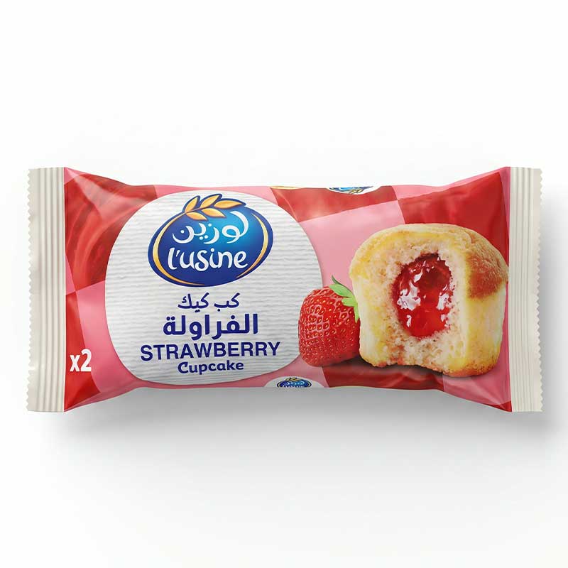 LUSINE CUP CAKE STRAWBERRY 60GM