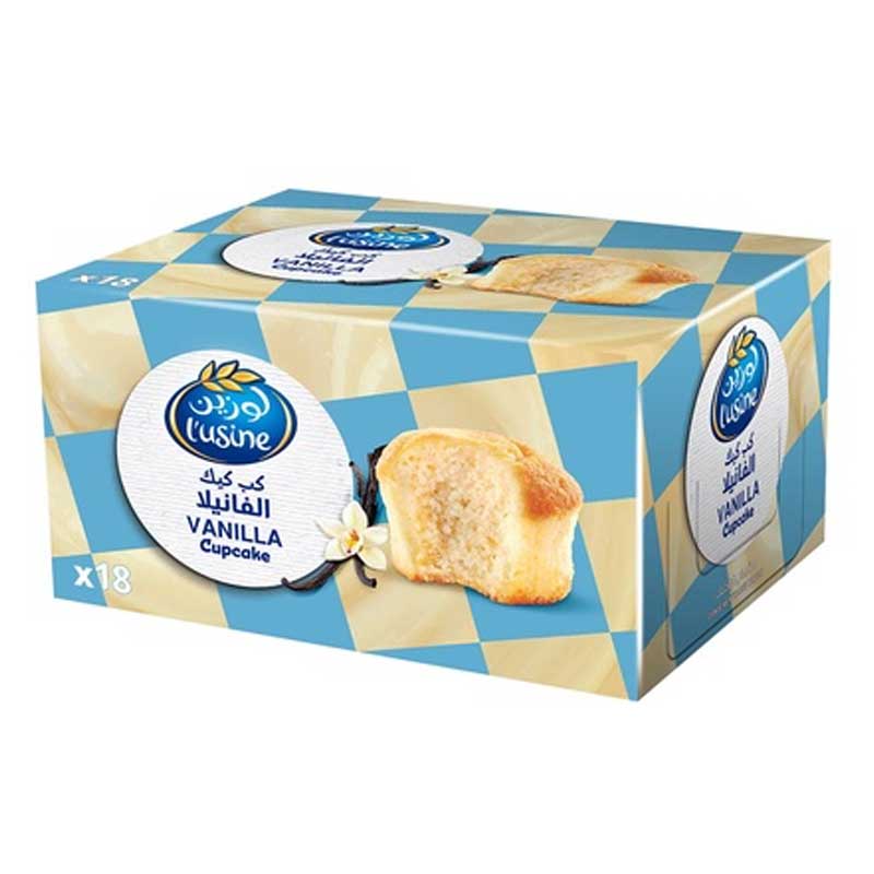 LUSINE CUP CAKE VANILLA 540GM