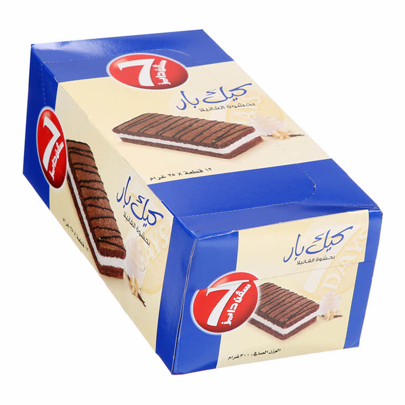 LUSINE 7D CAKE BAR MINI VAN 12X25GM