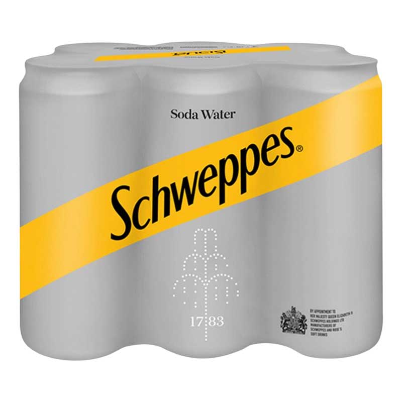 SCHWEPPES SODA 300ML CAN