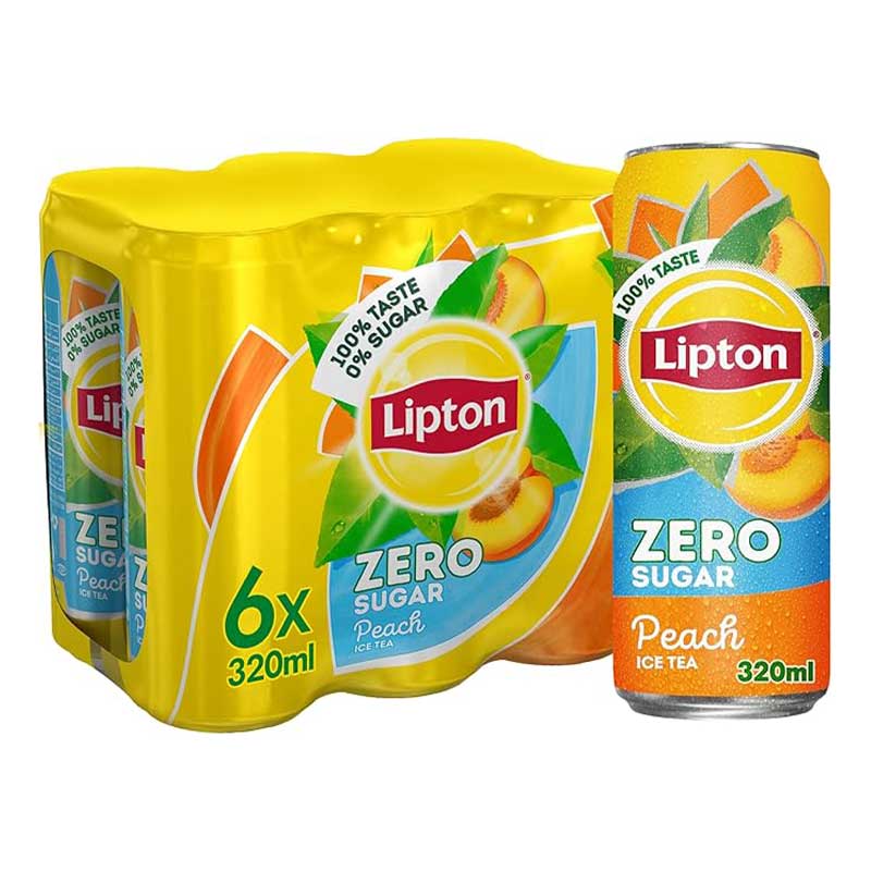 LIPTON TROPICAL ICE TEA ZERO SUGAR 320ML