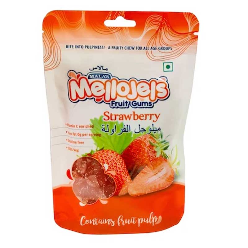 MALAS MELLOJELS STRAWBERRY 150GM