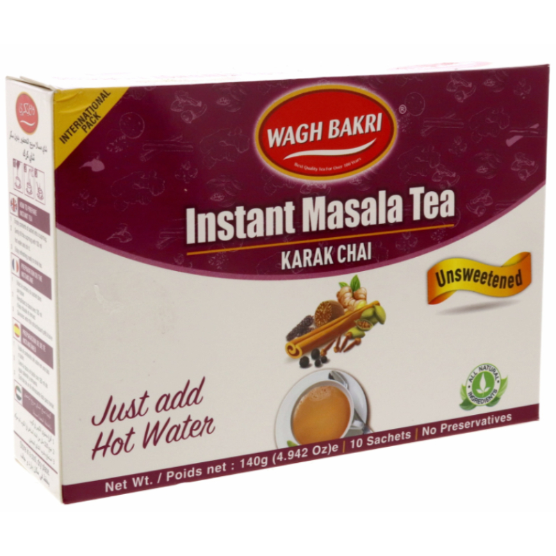 WAGH BAKRI MASALA INSTANT TEA PREMIX 140GM