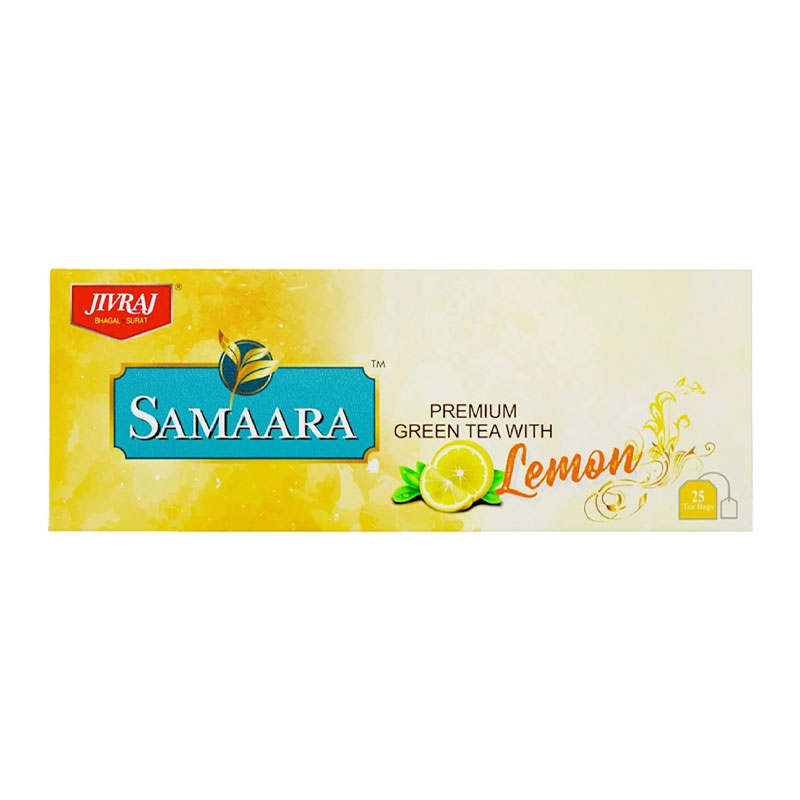 SAMAARA PREMIUM GREEN TEA  LEMON FLVR 25 BAGS  50GM