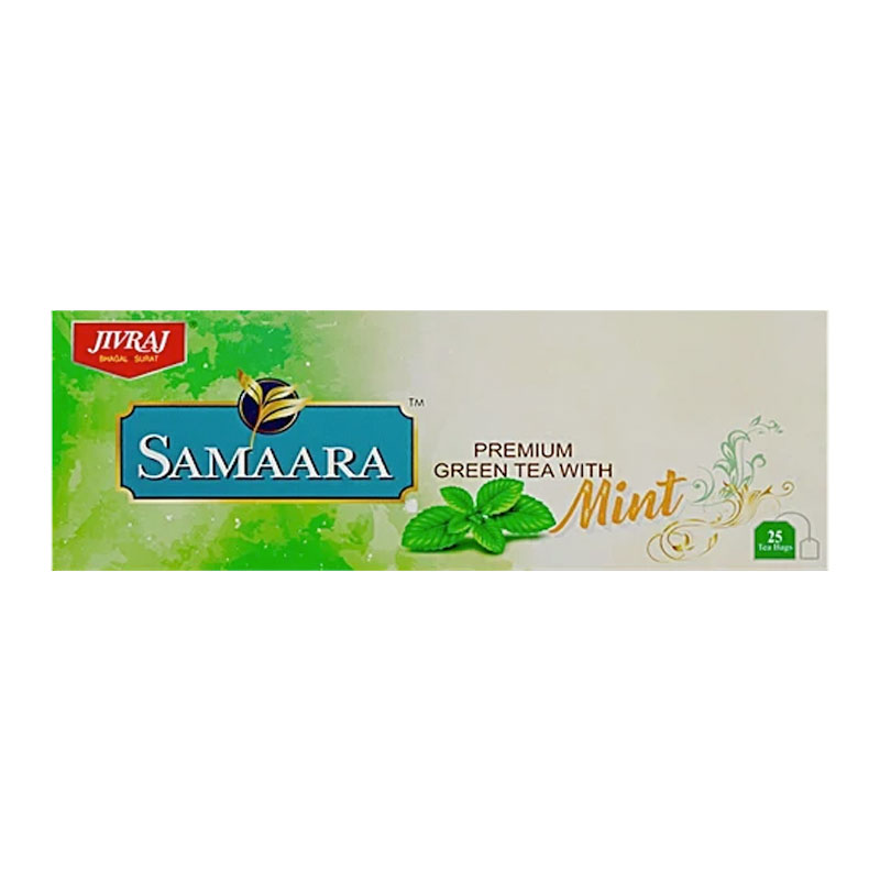 SAMAARA PREMIUM GREEN TEA  MINT FLVR 25 BAGS  50GM
