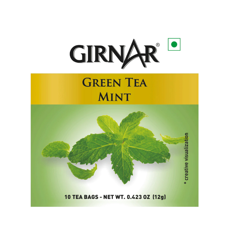 GIRNAR GREEN TEA WITH MINT 12GM