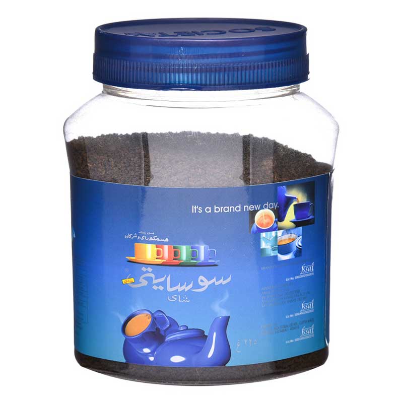 SOCIETY INDIAN LEAF TEA GINGER JAR 225GM