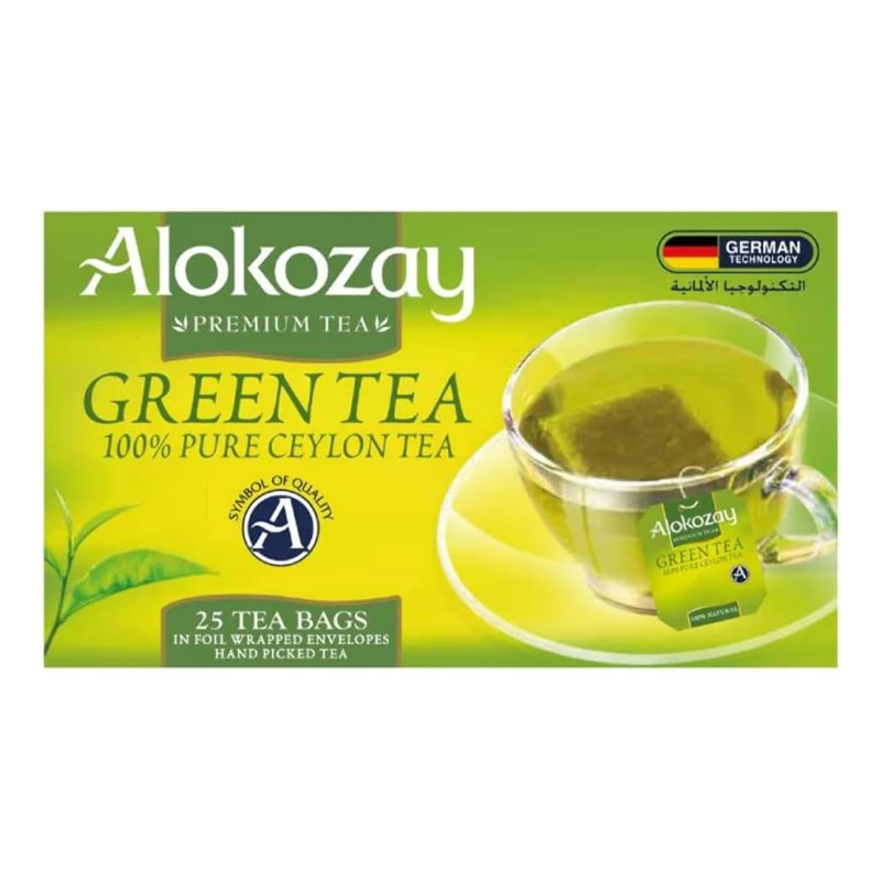 ALOKOZAY GREEN TEA HEAT SEAL SAC BAG 25